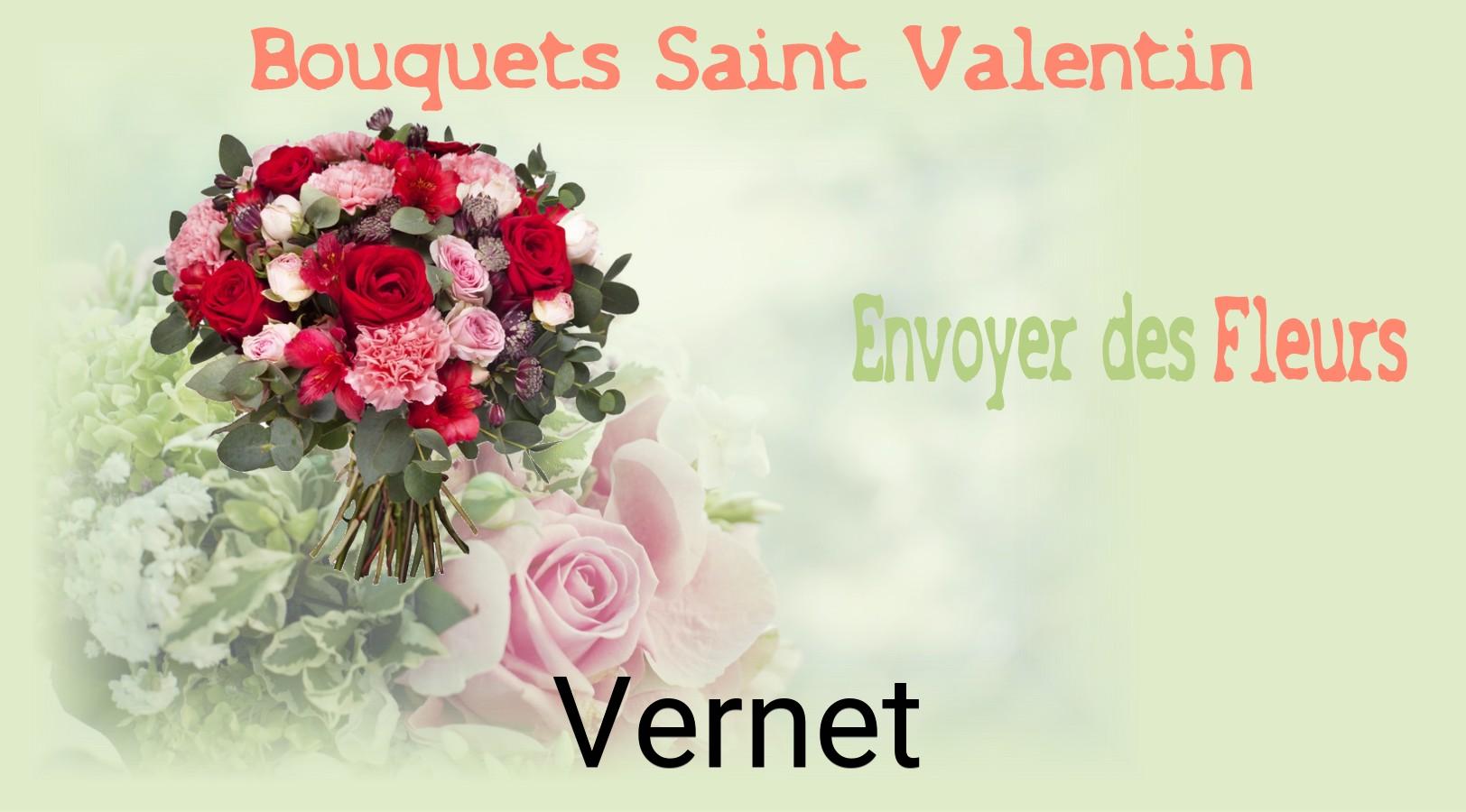 Roses de Saint-Valentin livrées à Vernet